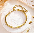 Cuban Link Adjustable Bracelet