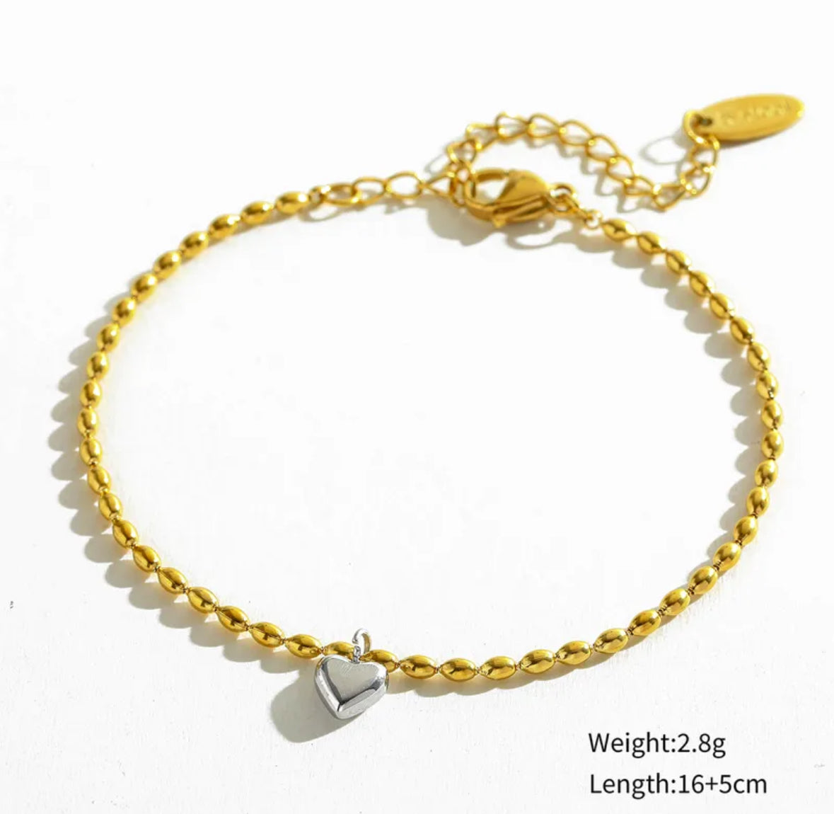 AMOUR DUAL-TONE BRACELET
